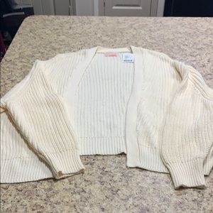 Urban Outfitters White Knitted Cardigan